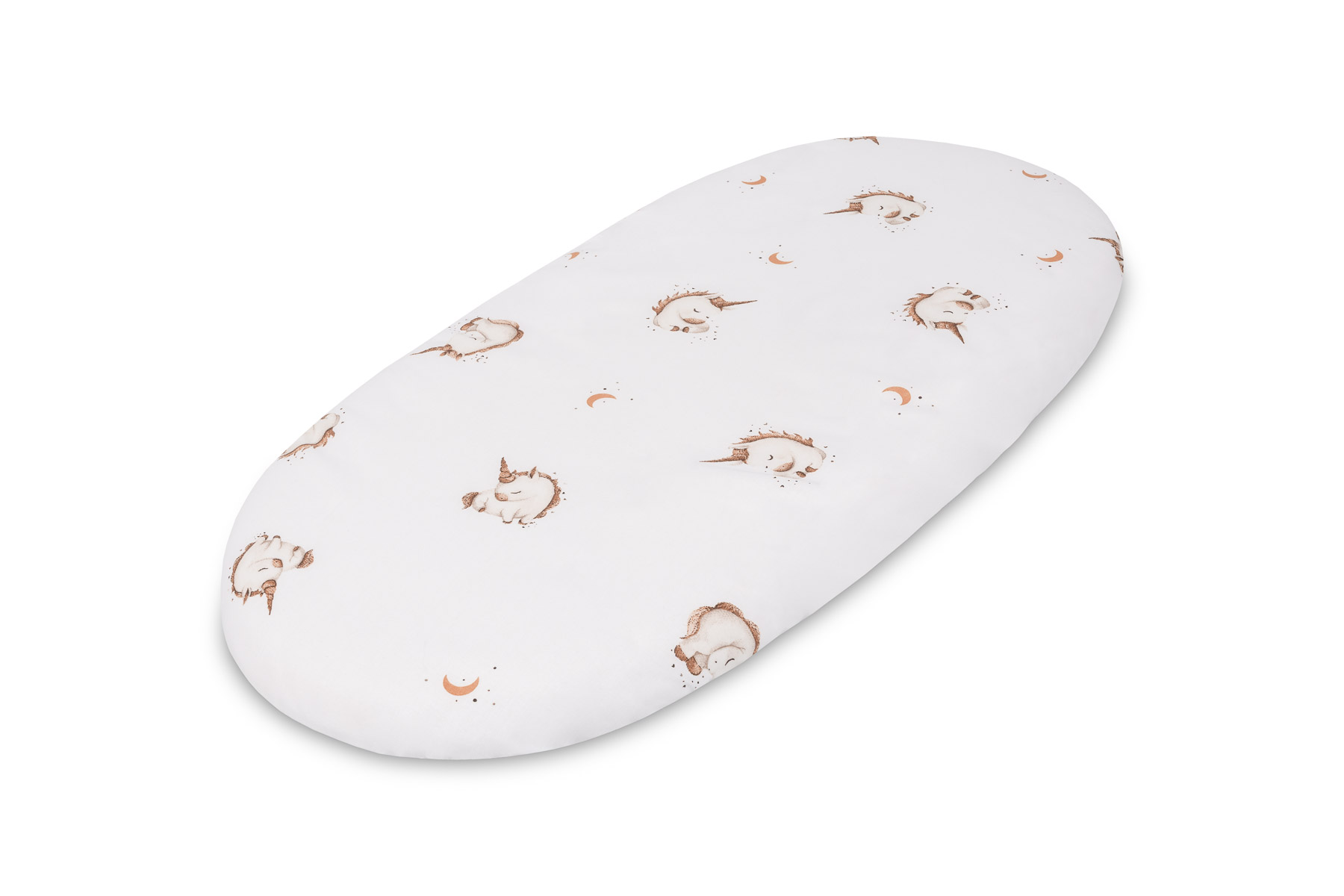 Prześcieradło Do Wózka Bawełna Unicorn Beige 35×75